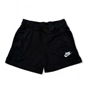 Nike Kids Black Sweatshorts with Pockets - Size Large